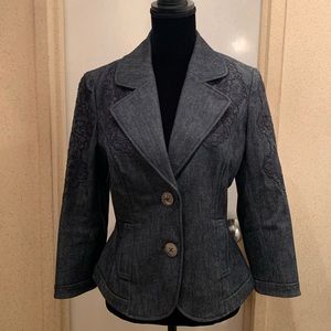 Dana Buchman Woman’s Denim Jacket Size 10